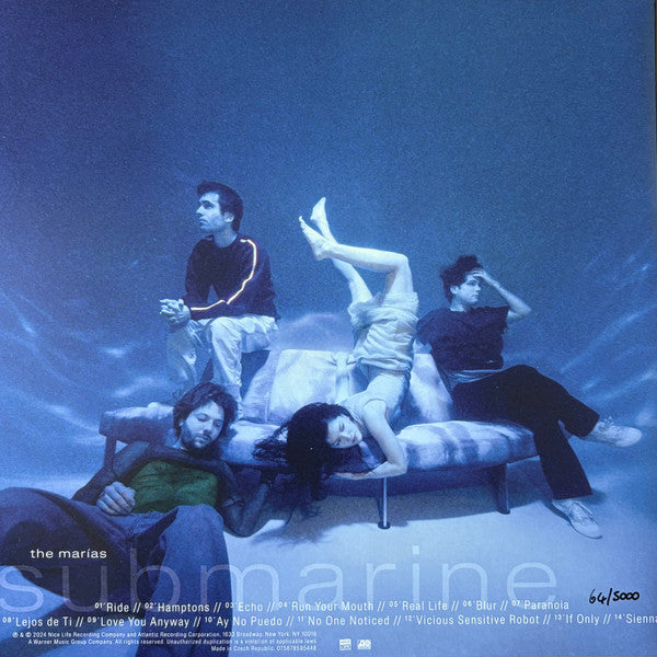 The Marías : Submarine (LP, Album, Ltd, Num, RE, Blu)