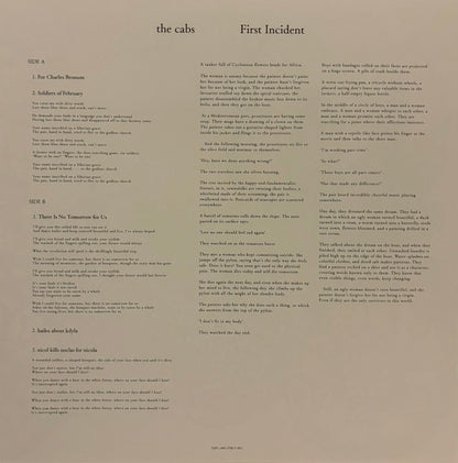 The Cabs : 一番はじめの出来事 (12", Ltd)