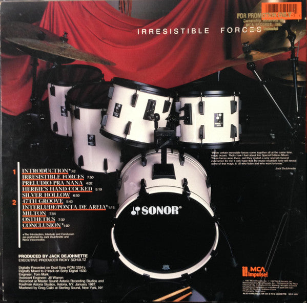 Jack DeJohnette's Special Edition : Irresistible Forces (LP, Album)