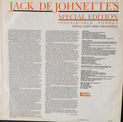 Jack DeJohnette's Special Edition : Irresistible Forces (LP, Album)
