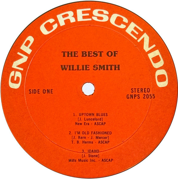 Willie Smith (2) : The Best Of Willie Smith (LP)