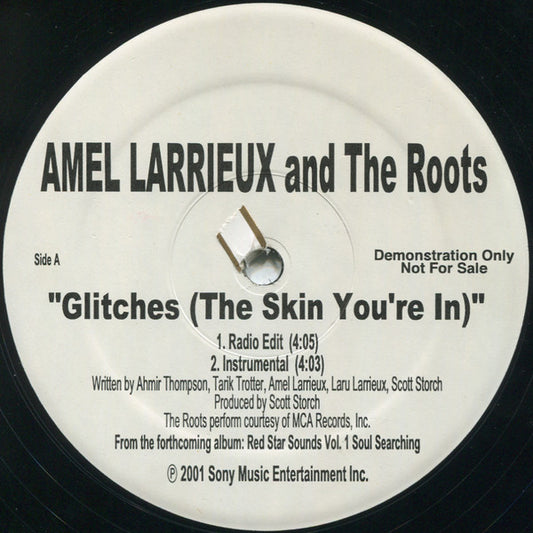 Amel Larrieux and The Roots : Glitches (The Skin You're In) (12", Promo)