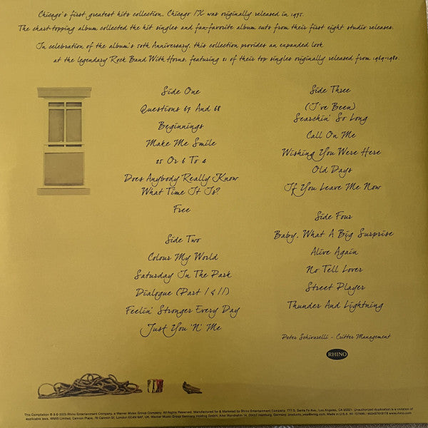 Chicago (2) : Chicago IX 50th Anniversary Expanded Greatest Hits  (2xLP, Comp)