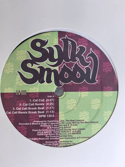 Sylk Smoov : Cat Call / Poke It Out (12", Single, Promo)