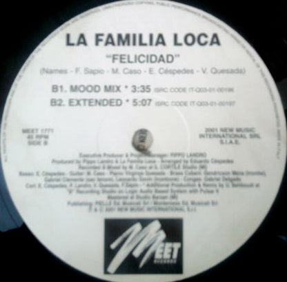 La Familia Loca : Felicidad (12")