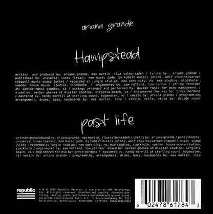 Ariana Grande : Hampstead  (7", Single, Cle)