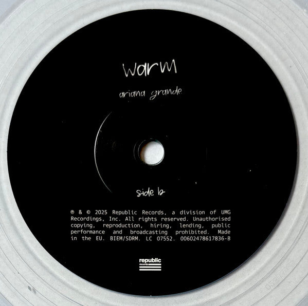 Ariana Grande : Dandelion (7", Single, Cle)
