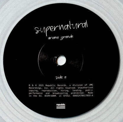 Ariana Grande : Supernatural (7", Single, Cle)