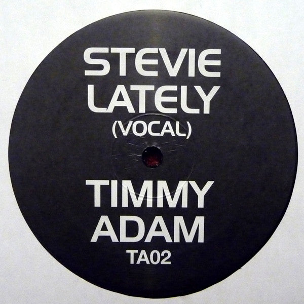Stevie* : Lately (Timmy Regisford & Adam Rios Remix) (12", Unofficial)