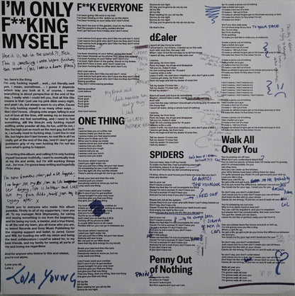 Lola Young : I'm Only F**king Myself (LP, Album, Ltd, Cle)