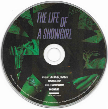 Taylor Swift : The Life Of A Showgirl (CD, Album, It')