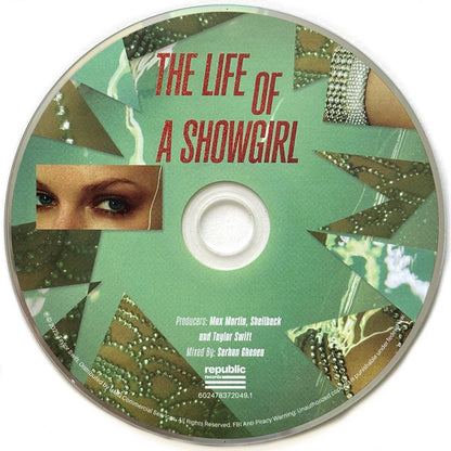 Taylor Swift : The Life Of A Showgirl (CD, Album, S/Edition, Sig)