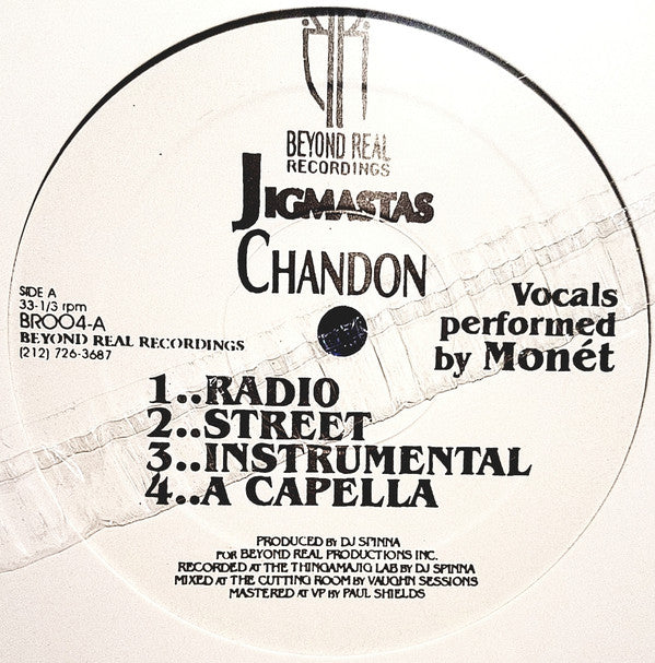 Jigmastas : Chandon / Iz You Dee (12")