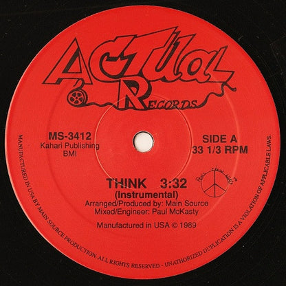 Main Source : Think / Atom (12")