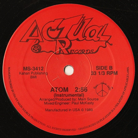 Main Source : Think / Atom (12")