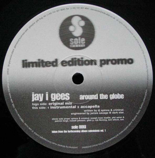 Jay I Gees* : Around The Globe (12", Ltd, Promo)
