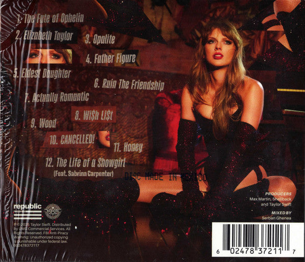 Taylor Swift : The Life Of A Showgirl (CD, Album + Box, Dlx, Ltd, It')