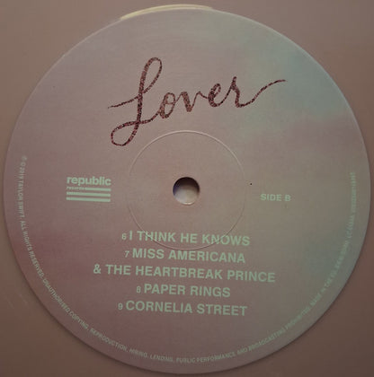 Taylor Swift : Lover (LP, Pin + LP, Blu + Album, RE)