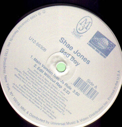 Shae Jones : Bad Boy (12")