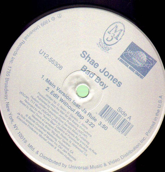 Shae Jones : Bad Boy (12")