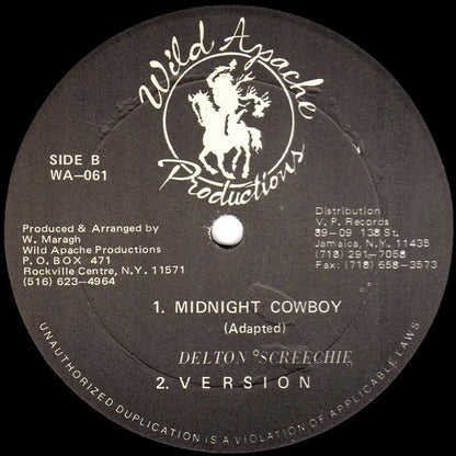 Super Cat (2) / Delton Screechie : Vinyard Party / Midnight Cowboy (12")