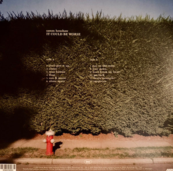 Samm Henshaw : It Could Be Worse  (LP, Album, S/Edition, Dar)