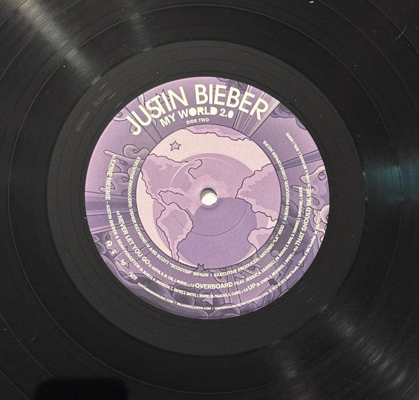 Justin Bieber : My World 2.0 (LP, Album, RE)