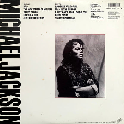 Michael Jackson = Michael Jackson : Bad (LP, Album, Gat)