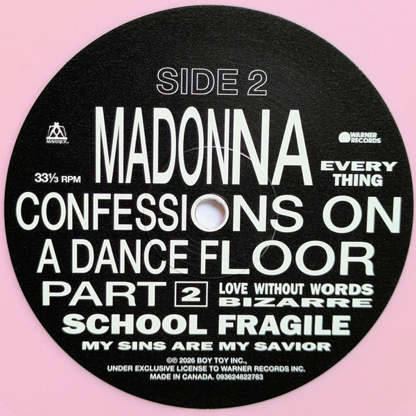 Madonna : Confessions II (LP, Album, Ltd, Mixed, Pin)