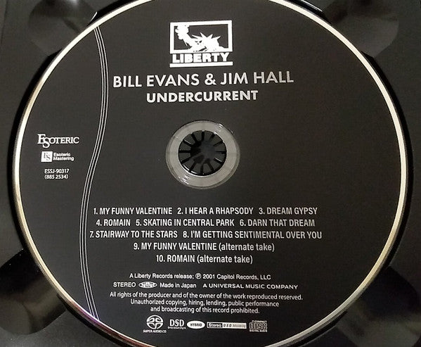 Bill Evans, Jim Hall : Undercurrent (SACD, Hybrid, Album, RE, RM)
