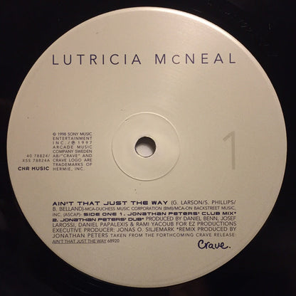 Lutricia McNeal : Ain't That Just The Way (12")