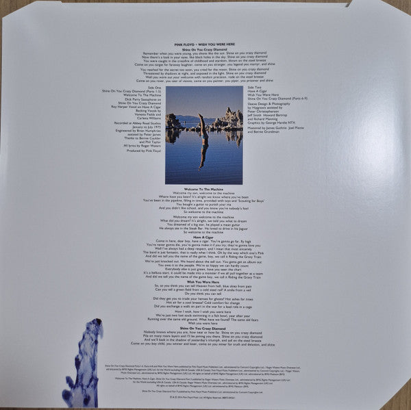 Pink Floyd : Wish You Were Here  (LP, Album, Ltd, RE, RM, Yel)