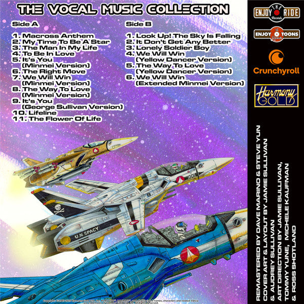 Various : Robotech - The Vocal Music Collection (LP, Album, Ltd, Blu)