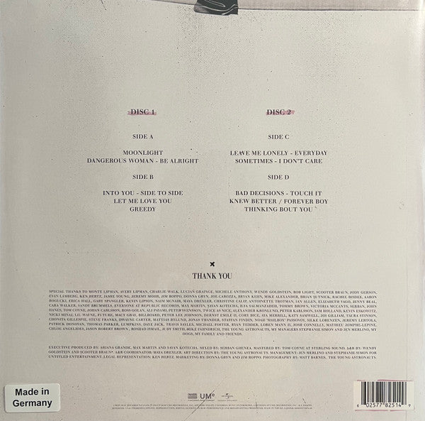 Ariana Grande : Dangerous Woman (2xLP, Album, Ltd, RE, Pur)