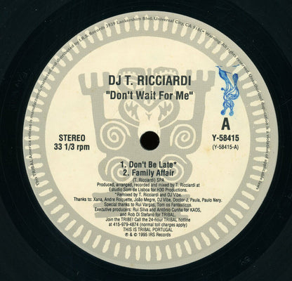 DJ T. Ricciardi* : Don't Wait For Me (12")