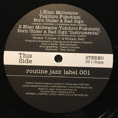 Ellen McIlwaine : Born Under A Bad Sign / Ain't No Two Ways To It (It's Love) (12")