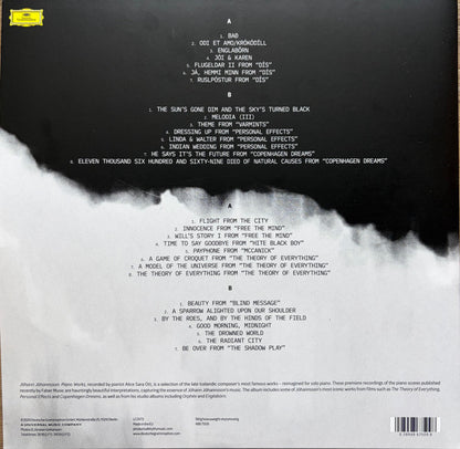 Jóhann Jóhannsson, Alice Sara Ott : Piano Works (2xLP, Album, 180)