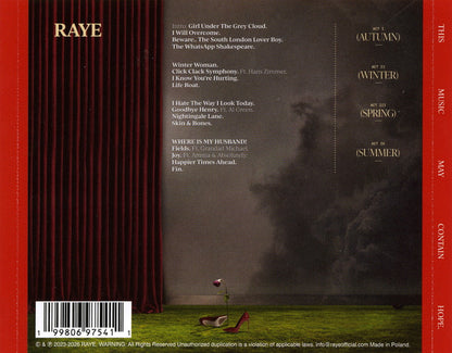 Raye (3) : This Music May Contain Hope. (CD, Album)