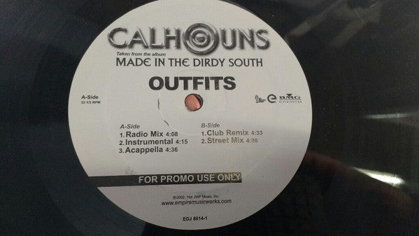 The Calhouns : Outfits (12", Promo)