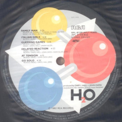 Daryl Hall + John Oates* : H₂O (LP, Album, Fac)