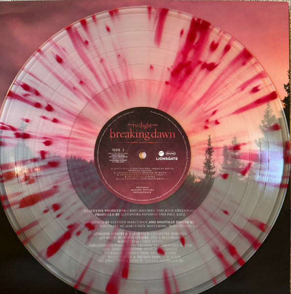 Various : The Twilight Saga: Breaking Dawn, Part 1 (Original Motion Picture Soundtrack) (2xLP, Comp, RE, Red)