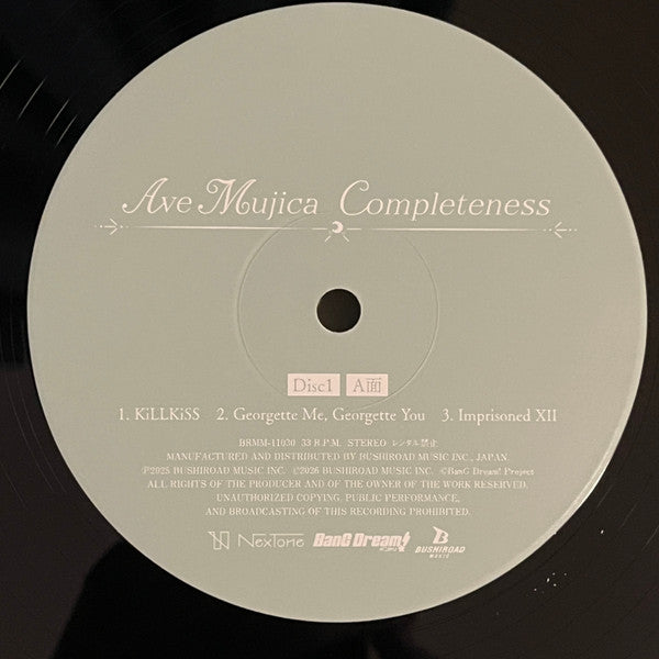 Ave Mujica : Completeness (LP, Album, Ltd + LP, S/Sided, Album, Ltd)
