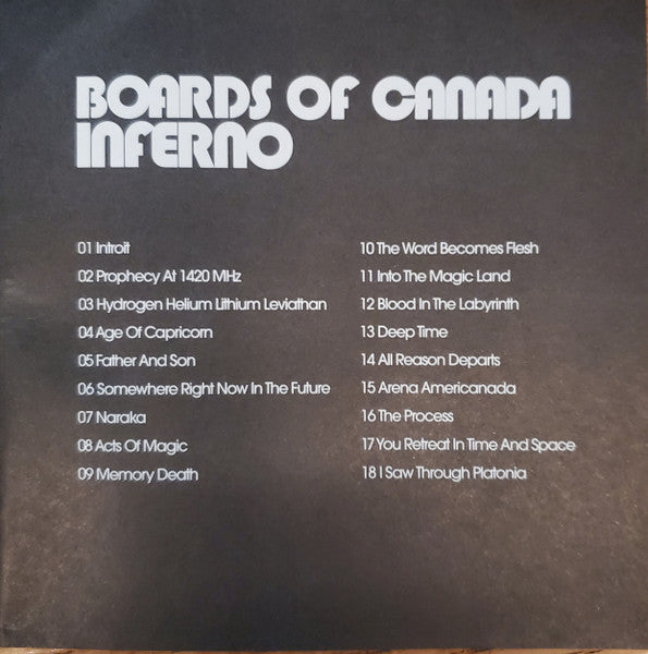 Boards Of Canada = ボーズ・オブ・カナダ* : Inferno = インフェルノ (CD, Album)