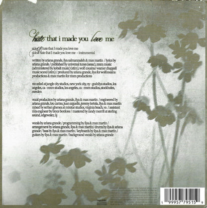 Ariana Grande : Hate That I Made You Love Me (7", Single, Ltd, Whi)