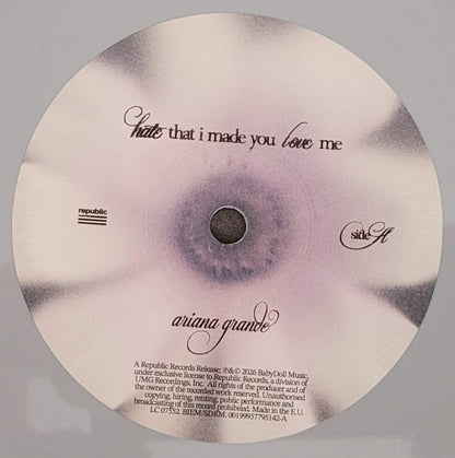 Ariana Grande : Hate That I Made You Love Me (7", Single, Ltd, Gra)