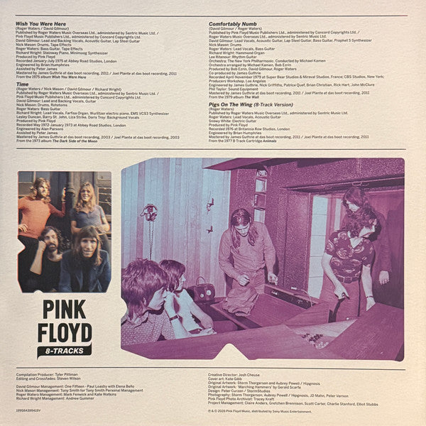 Pink Floyd : 8-Tracks (LP, Comp, Blu)
