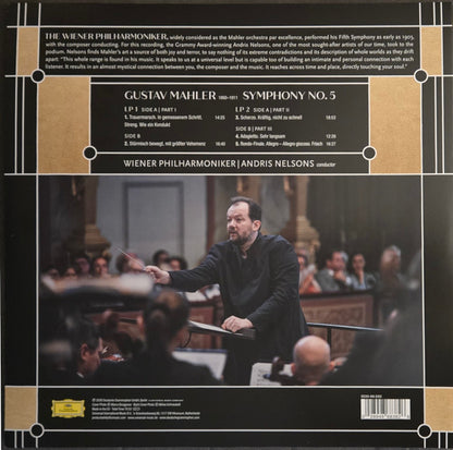 Gustav Mahler, Wiener Philharmoniker, Andris Nelsons : Symphony No. 5 (2xLP, Album)