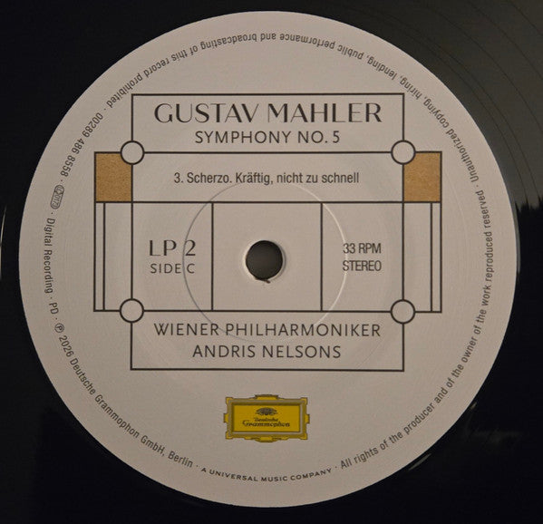 Gustav Mahler, Wiener Philharmoniker, Andris Nelsons : Symphony No. 5 (2xLP, Album)