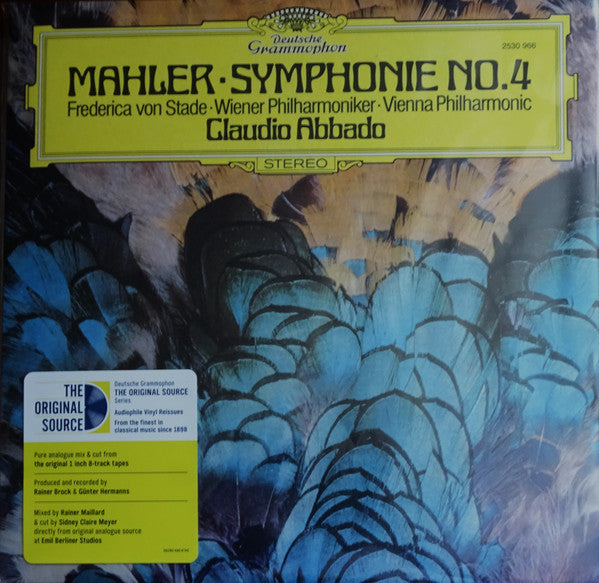 Gustav Mahler, Wiener Philharmoniker, Claudio Abbado : Symphonie No.4 (LP, Ltd, Num)