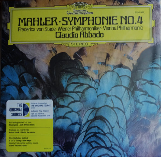 Gustav Mahler, Wiener Philharmoniker, Claudio Abbado : Symphonie No.4 (LP, Ltd, Num)